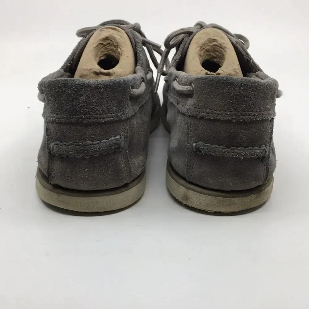 Timberland Gray Suede Boat Shoes Loafers with SensorFlex Technology size 9
